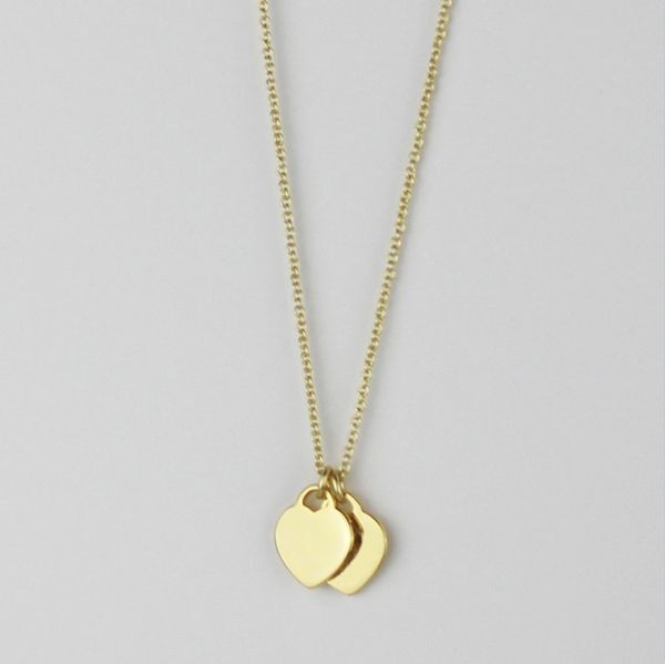 Heart Necklace Pendant Fashion Jewelry Stainless Steel Charm Gold Silver Chain Designer Necklaces For Woman Birthday Christmas Gift Wedding Party High Quality