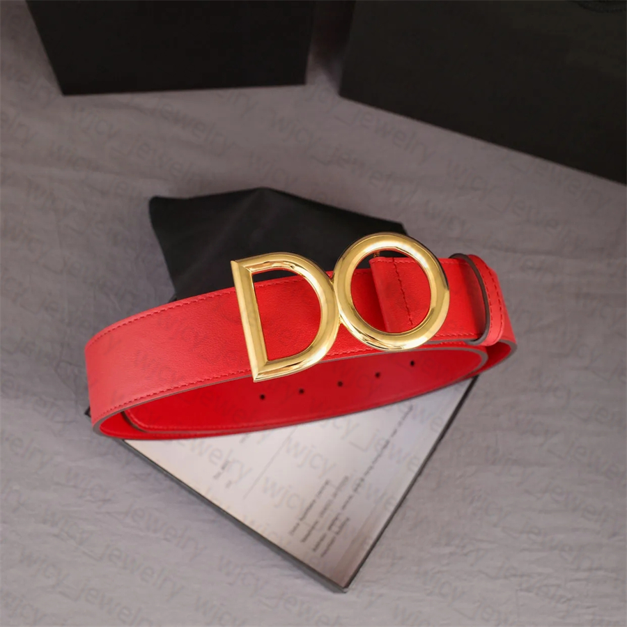 Classic Designer Mens Belt Width 4CM Genuine Leather Belts for Man Woman Smooth Buckle Gold Sliver Cowhide Letter Design
